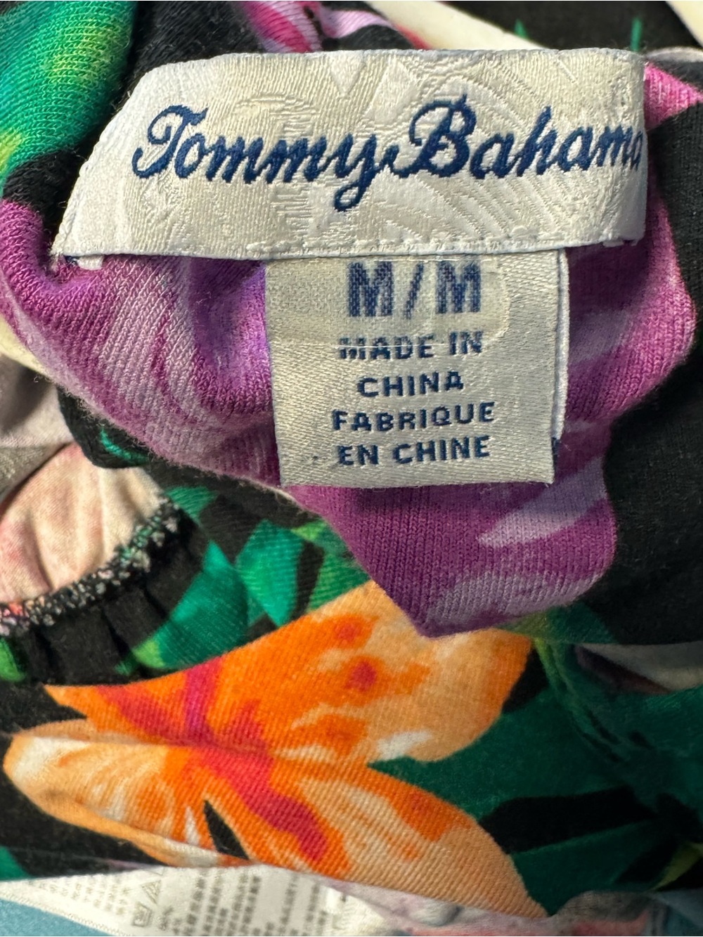 Tommy Bahama Tropical Floral Maxi Dress Medium Hawaiian Resort Vacation - Picture 10 of 11